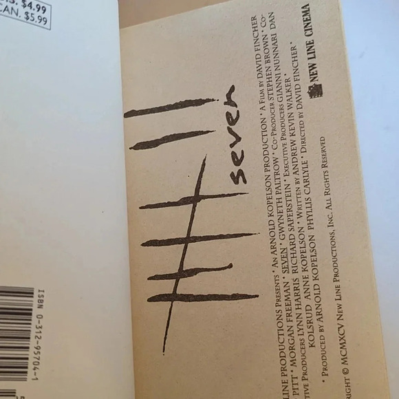 Lot of 5 Brad Pitt Books- Movie Tie-In- Seven- Sleepers- A River Runs Through It - Picture 7 of 16